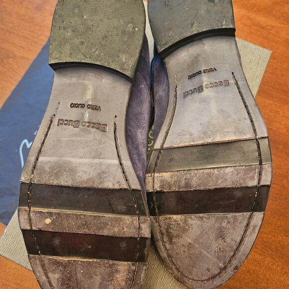 Blue Suede Shoes Bacco Bucci NARDI LEATHER SOLE Size 11 main image 10